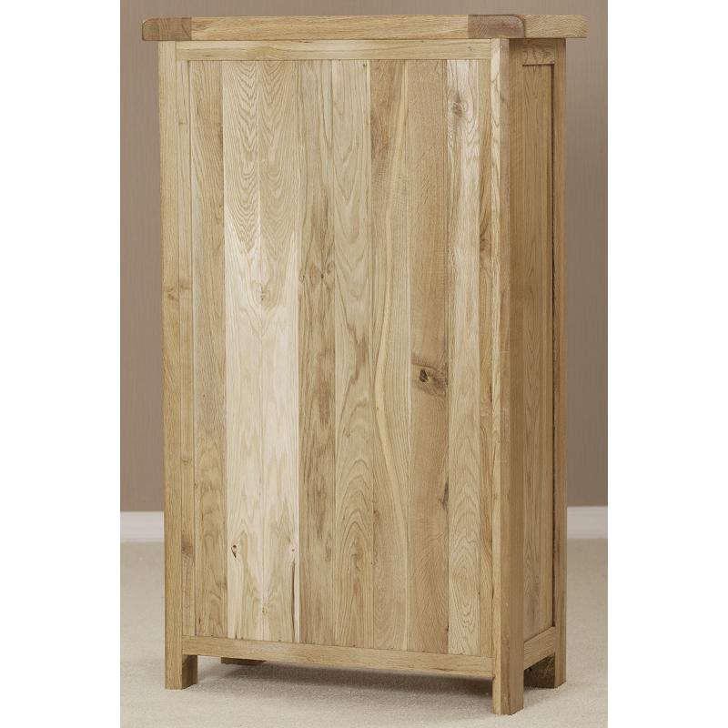 Kingsbury Solid Oak Small Narrow Bookcase